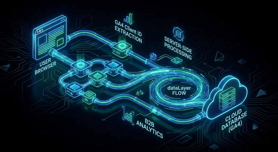 GA4 Client ID extraction to dataLayer for advanced tracking and CRM integration.