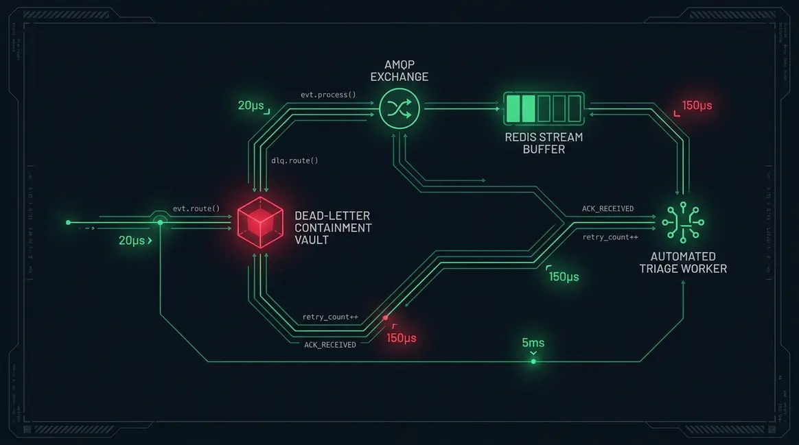 Hero image for: Dead-letter queue management in RabbitMQ and BullMQ: Engineering zero-loss event pipelines